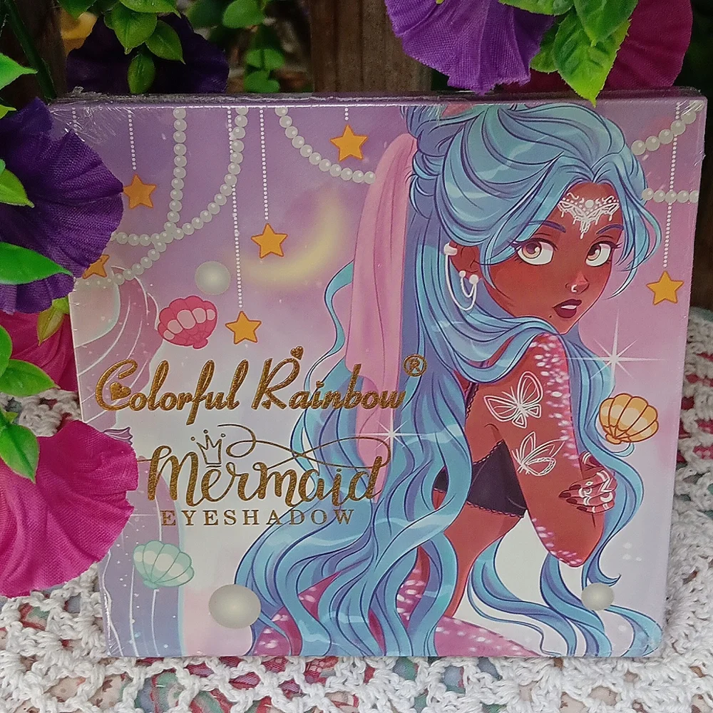 🆕️LAST 1🐙COLORFUL RAINBOW MERMAID 16 COLOR ULTRA PIGMENTED EYESHADOW PALETTE